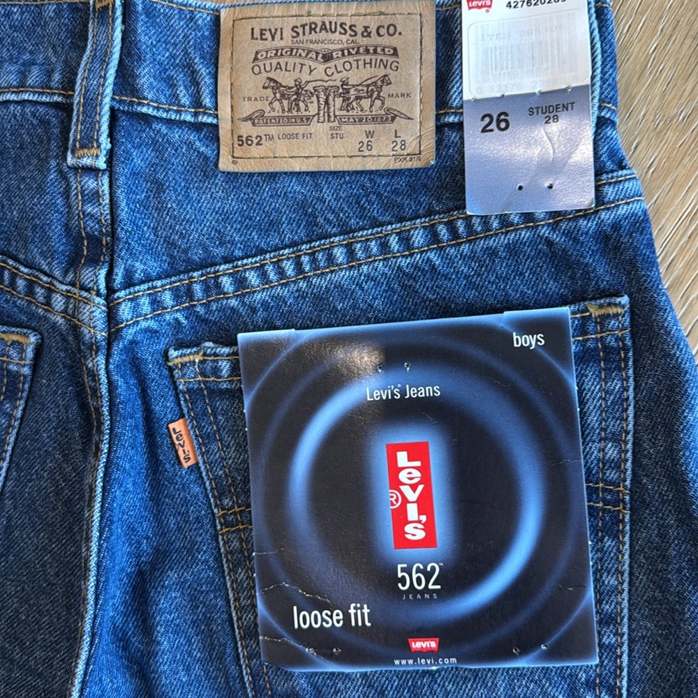 Vintage Orange Tab Loose Fit Levi’s 562 26x28